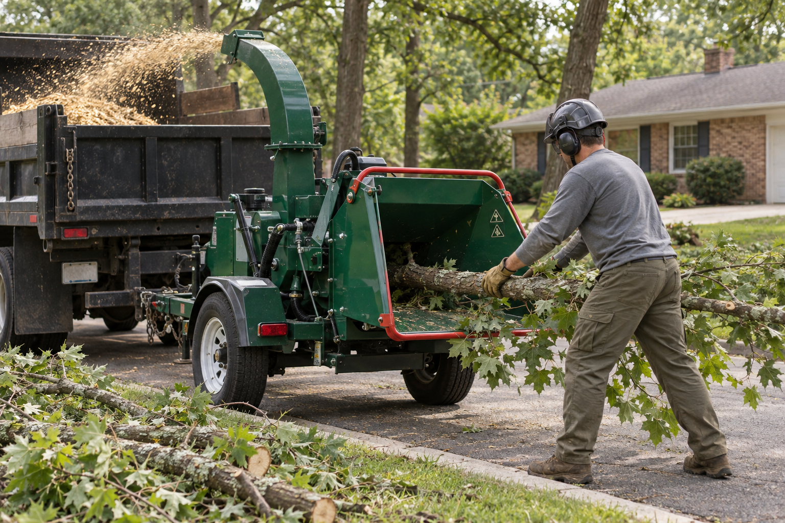 tree removal on a Kansas City property